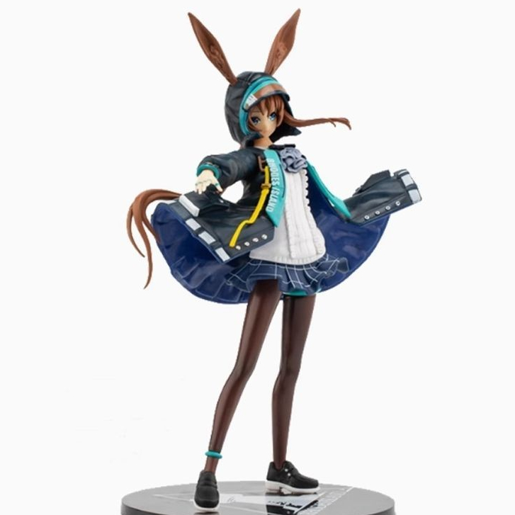 ♎明日方舟阿米婭二次元動漫模型擺件♎22cm兔子阿米婭美少女動漫公仔禮物♎