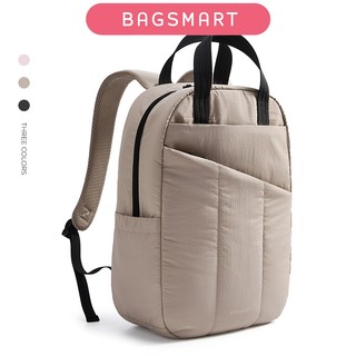 快速出貨【BAGSMART官方旗艦店】15.6inch電腦揹包筆記本電腦雙肩包大容量絎縫書包上學商務辦公旅行後揹包