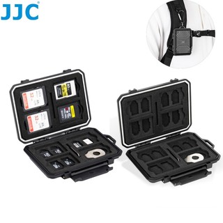 JJC SD記憶卡盒 IP67防水收納盒 CF Type-A Nano SIM Micro SD MSD卡收納盒保護殼