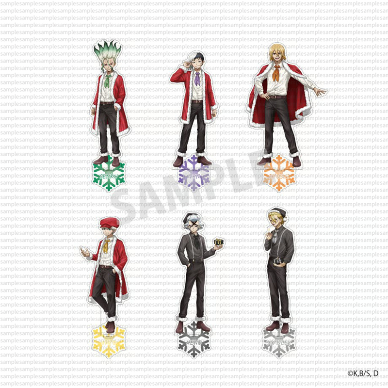 【Dr.STONE 新石紀】🎄聖誕主題🎄 千空 & 淺霧幻 & 龍水 壓克力立牌 聖誕造型 ✨ 動漫周邊收藏