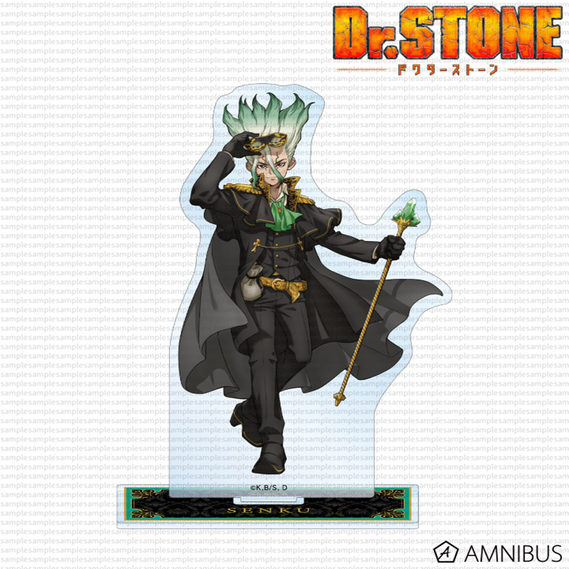 【Dr.STONE 新石紀 怪盜版本】琥珀 & 七海 & 龍水 & 西瓜 亞克力立牌收藏組 ｜ 幻影造型 動漫收藏