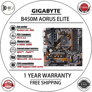 Uesd 技嘉 B450M AORUS Micro ATX 主機板 128GB DDR4 AM4 Micro ATX 主機板
