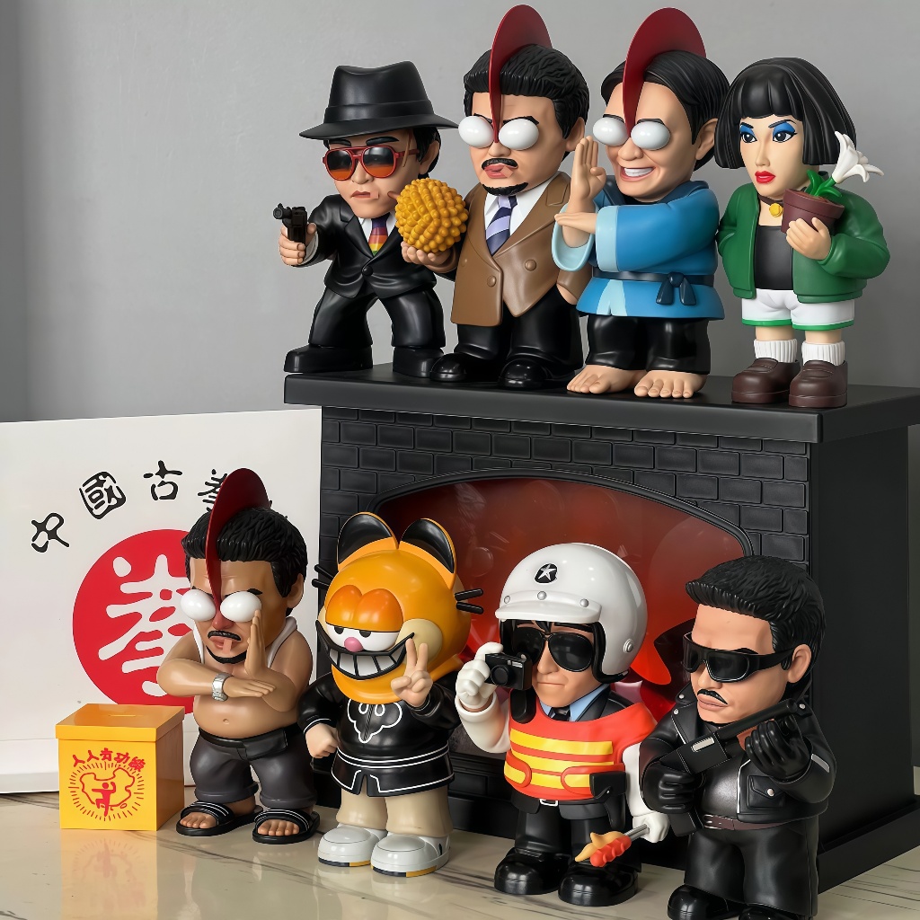 周星馳 潮玩GK電影系列 逃學威龍懦夫救星凌凌漆食神回魂夜 手辦擺件