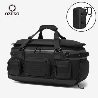 OZUKO 旅行行李袋大容量戶外防水鞋隔層健身運動包