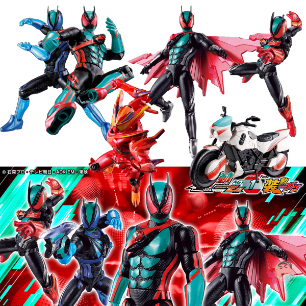 萬代 Bandai Shokugan Sodo 假面騎士 Zett AGT1(10 件套)