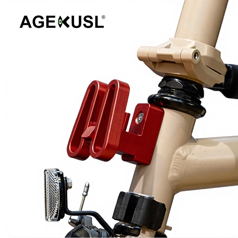 AGEKUSL 自行車猪鼻子適配器支架安裝,適用於 Brompton Dahon NEO C5 折疊自行車