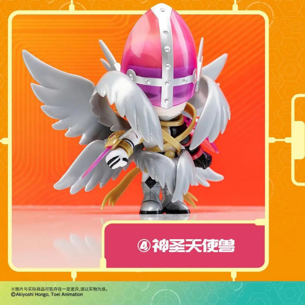 正版 萬代 plabako 數位寶貝 盲盒系列 需拼裝 戰鬥暴龍獸 天使獸 鋼鐵加魯魯獸 潮玩 模型 手辦 擺件