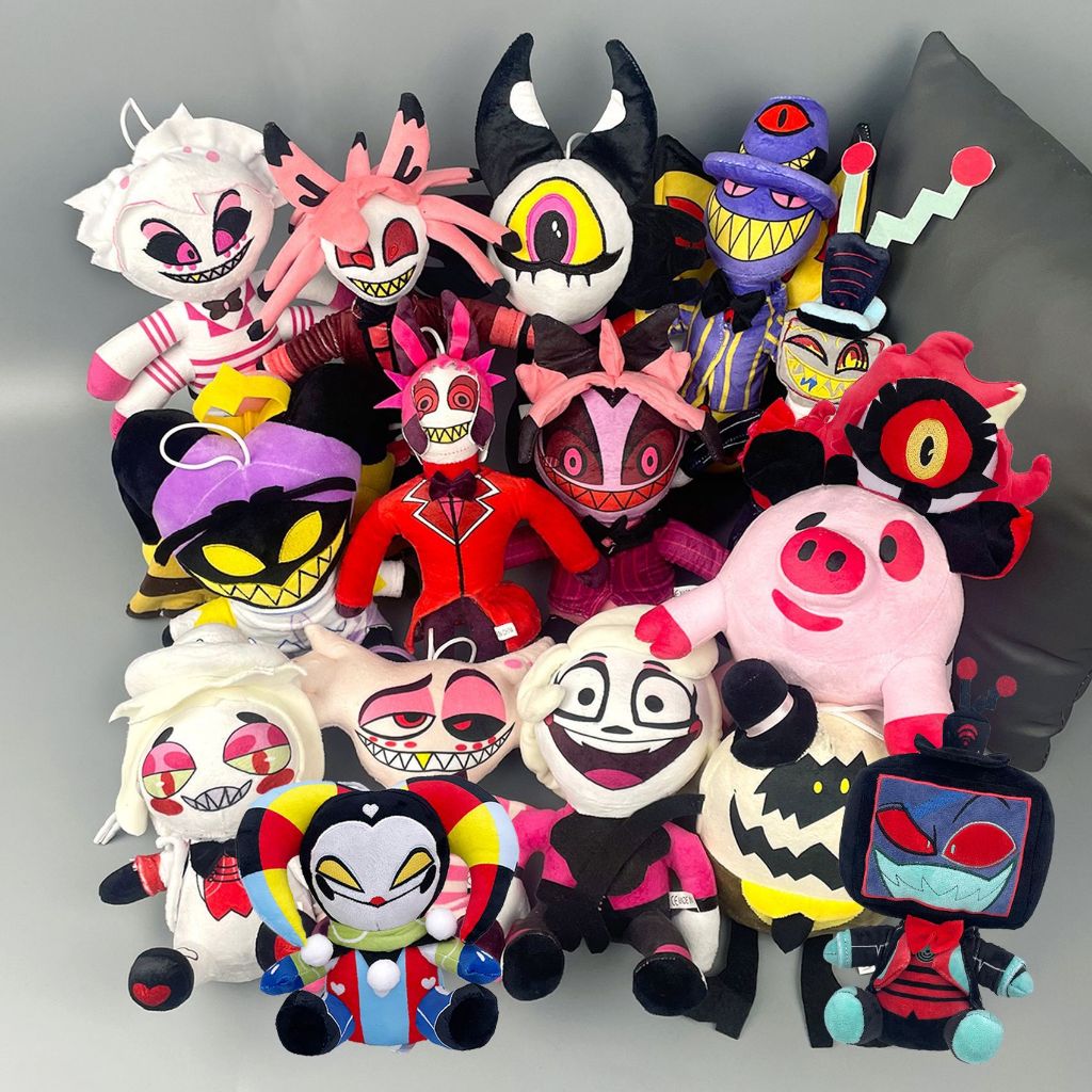 Hazbin Hotel 毛絨,Helluva Boss 毛絨公仔胖塊 Stolas Blitzo Fizzarolli