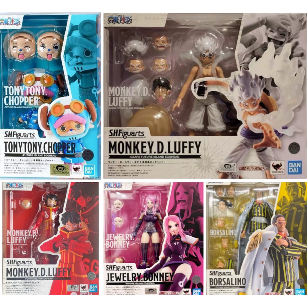 萬代 BANDAI SHF 一件猴子 D 路飛托尼托尼托尼喬巴珠寶邦尼博薩利諾未來島蛋頭