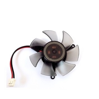 46mm顯卡風扇T125010SL 2 針 0.13A 用於技嘉 GV-N620D3-1GL GV-N430OC-1GL