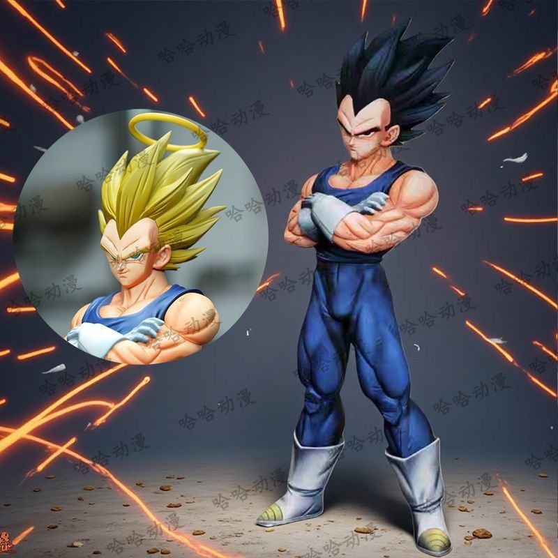 【雙頭】七龍珠全塗裝WDF貝吉塔動漫模型擺件♊28cm地獄貝吉塔動漫公仔禮物♊