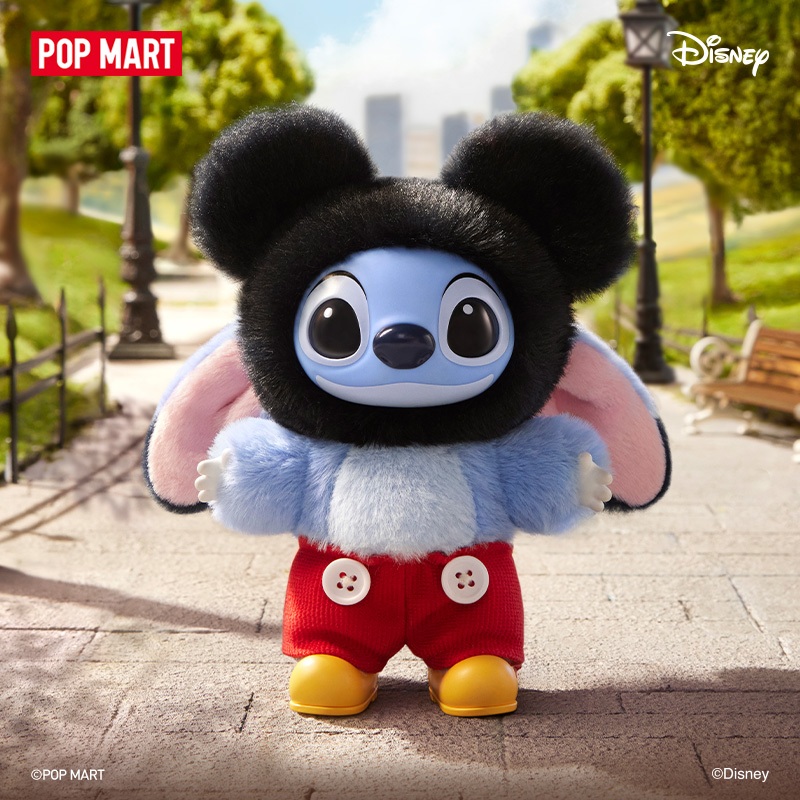 POP MART 泡泡瑪特 史迪奇穿越系列搪膠毛絨掛件 正版聯名公仔