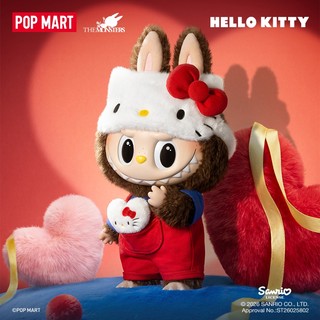 POP MART 泡泡瑪特 THE MONSTERS × HELLO KITTY - 搪膠毛絨公仔 正版公仔玩具