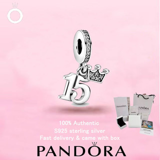 (195)新款PANDORA S925純銀首飾情人節精選15歲生日吊飾