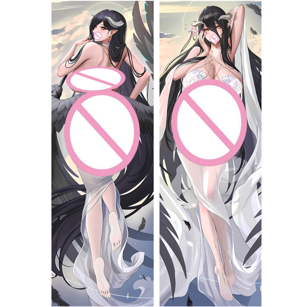 不死之王 Overlord 雅兒貝德等身抱枕套夏提雅宅男裝飾大長條抱枕套訂製亞烏菈 Dakimakura Cover