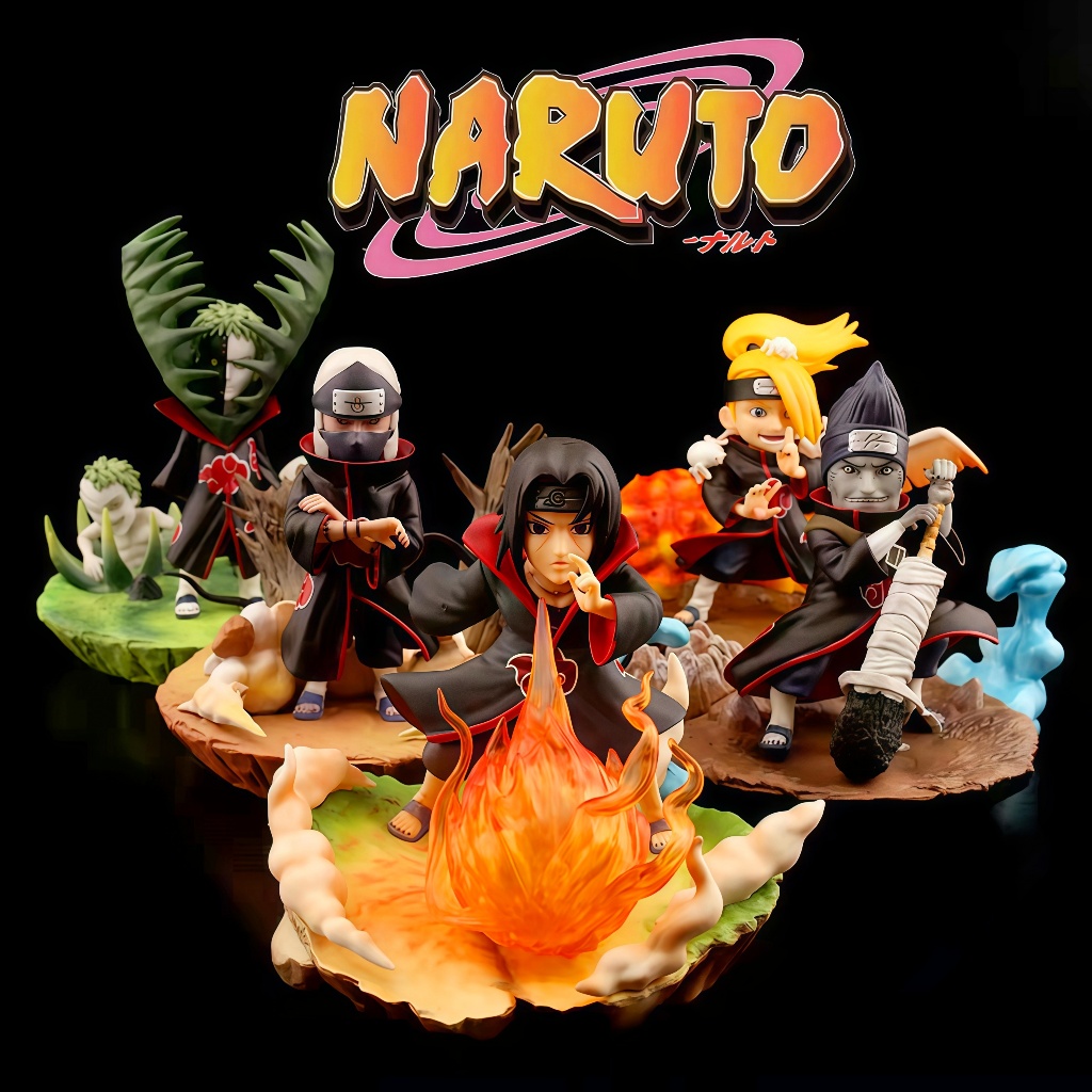 火影忍者 GK 曉組織 佩恩 鼬 鬼鮫飛段 絕 阿飛 角都 迪達拉 手辦