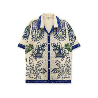 Dark Icon Flower 針織衫男士襯衫短袖街頭服飾