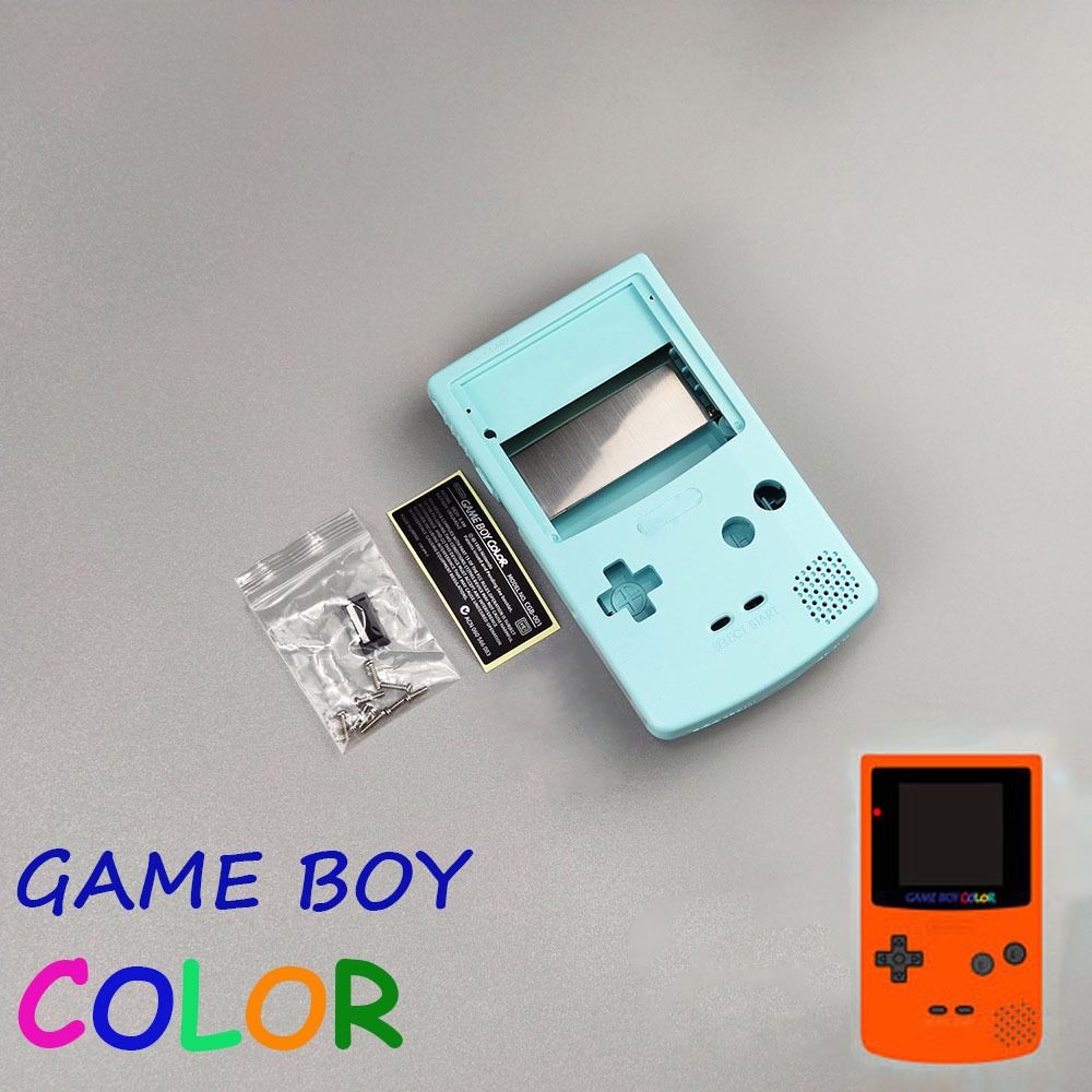 全新替換GBC全貼合外殼適用於Gameboy Color IPS遊戲機外殼適用於GBC IPS外殼無需切割