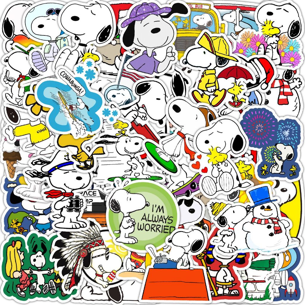 ☆買50張送50張☆史努比 Snoopy 貼紙 手帳貼紙 行李箱貼紙 防水貼紙 手機貼紙 貼紙動漫 行李貼紙 旅行箱貼紙
