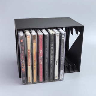 CD 存儲架光碟管理器 12 槽桌面 CD 架相簿展示架媒體存儲架