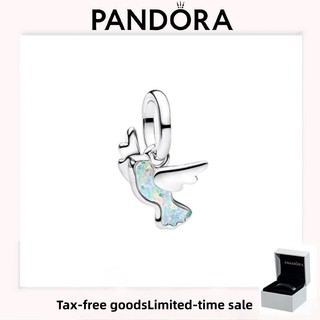 PANDORA 配飾(帶盒)高品質奢華節日愛情禮物白鴿迷你吊飾