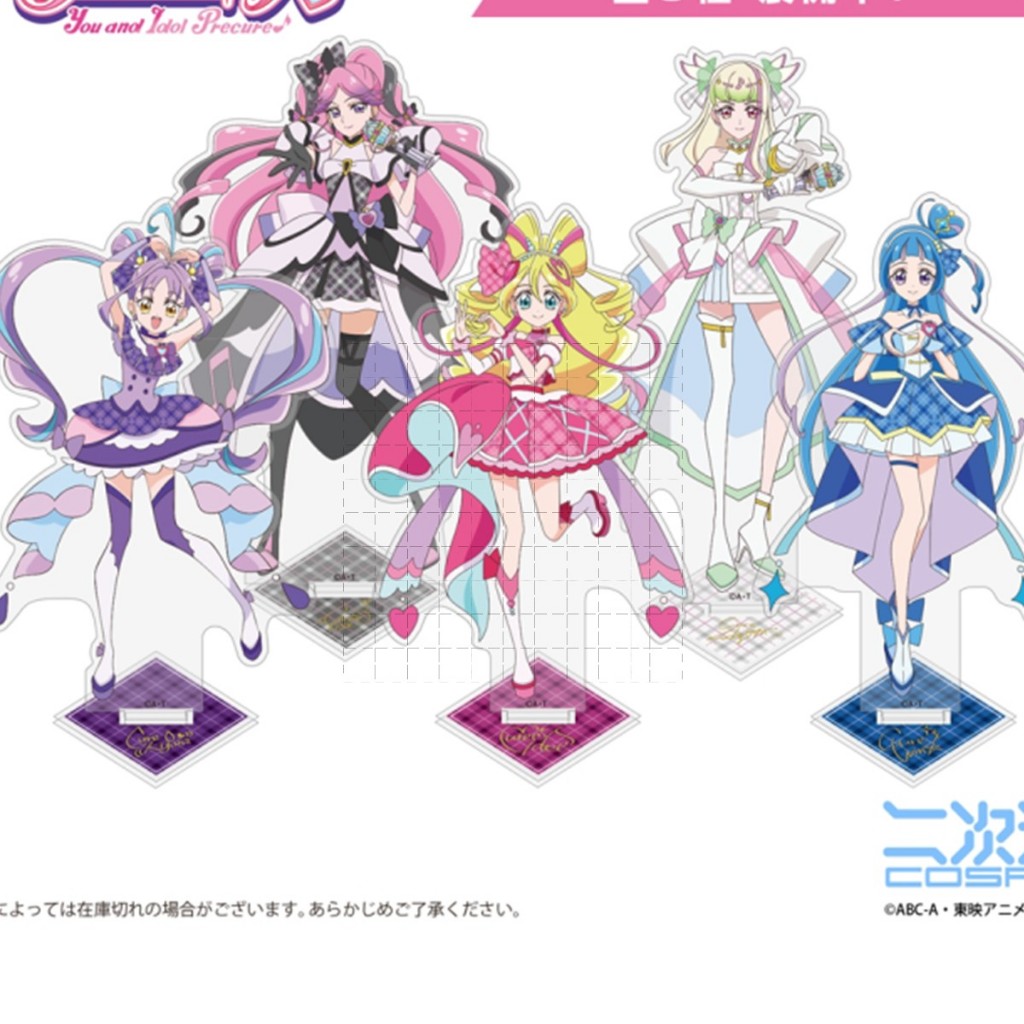 ✨Idol光之美少女你與我♪ 壓克力立牌組（偶像天使／眨眼天使／心動天使）動漫周邊 桌上擺飾 收藏送禮推薦