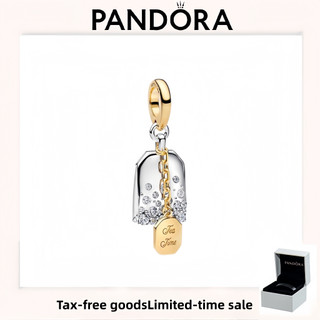 PANDORA 配飾(帶盒)高品質奢華節日愛情禮物布裡奇頓茶包吊飾