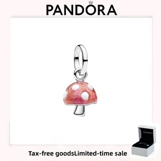 PANDORA 配飾(帶盒)高品質奢華節日愛情禮物夜光蘑菇吊飾
