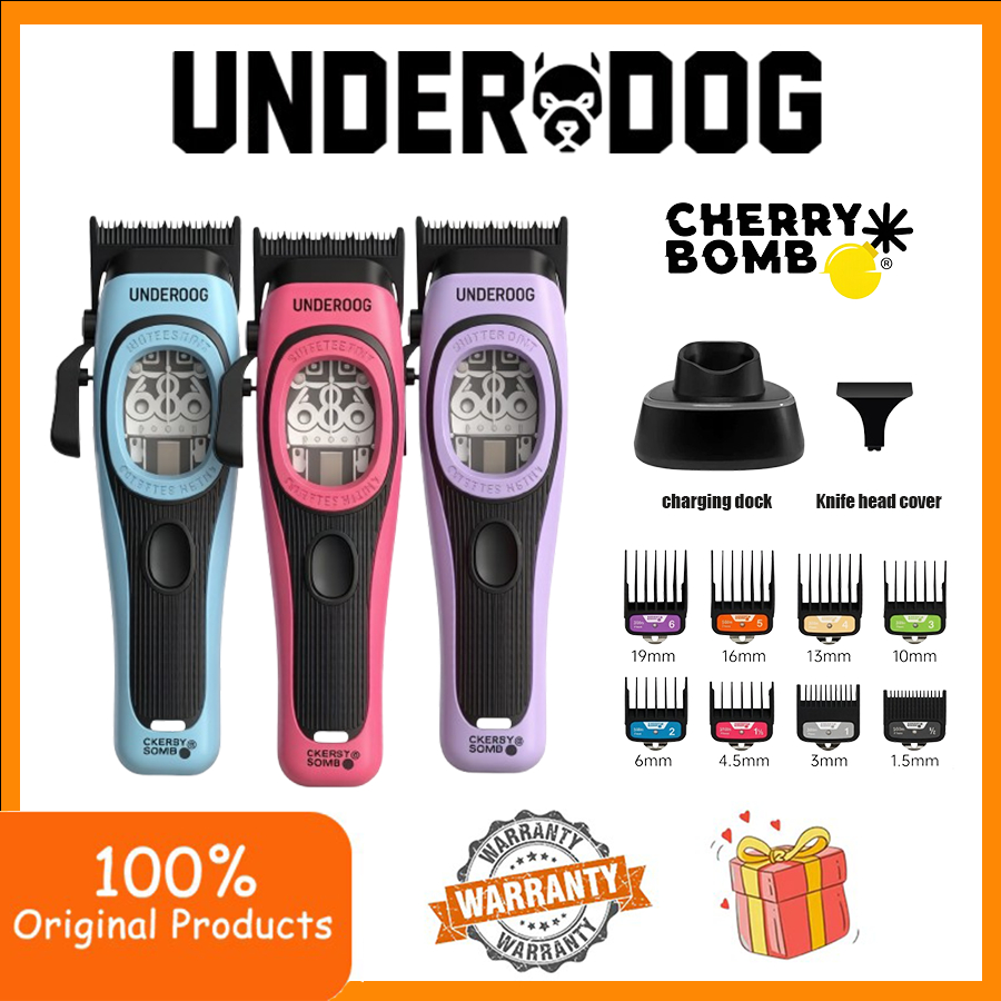 櫻桃炸彈 C2401067 UD系列油頭電動理髮器大功率磁升高電機專業理髮器漸變剃須推桿