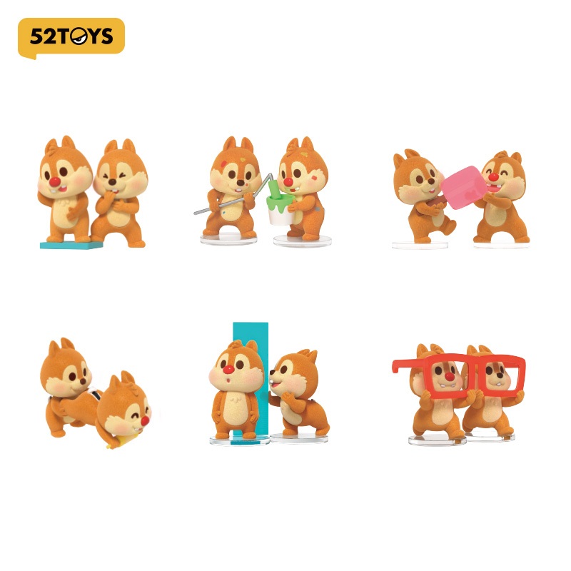 52TOYS 迪士尼奇奇與蒂蒂貼貼系列盲盒(整套)
