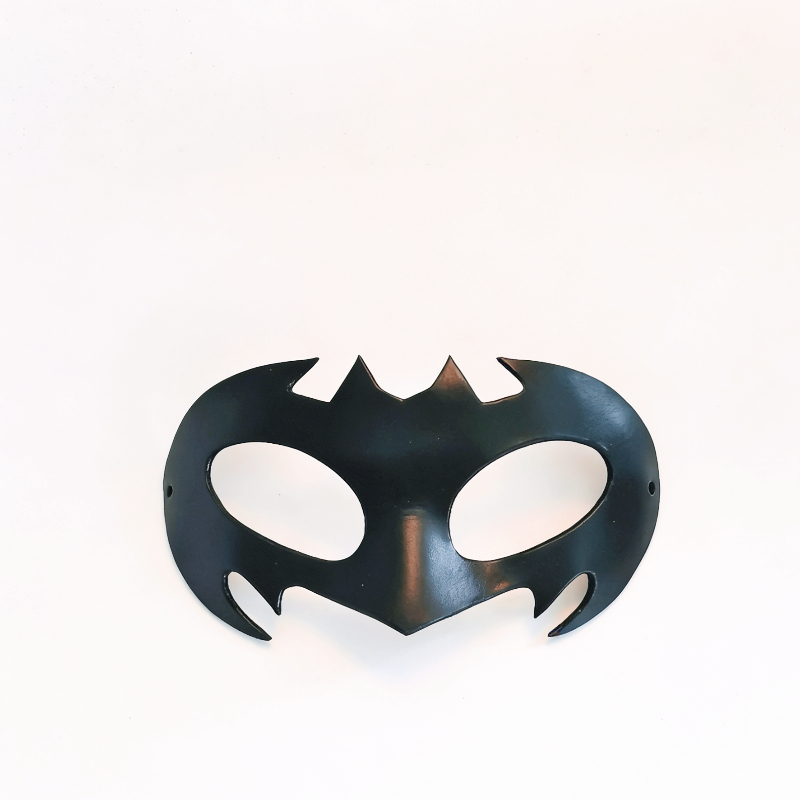 娛美坊工作室蝙蝠俠羅賓牛皮面具cosplay節日慶典舞會道具
