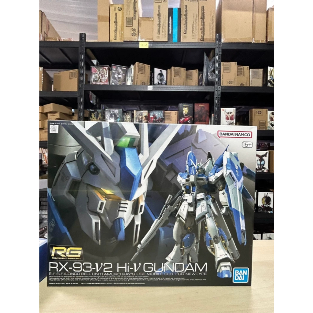 萬代 Bandai RG 1/144 RX-93-V2 Hi-ν 高達 Nu 高達模型套件