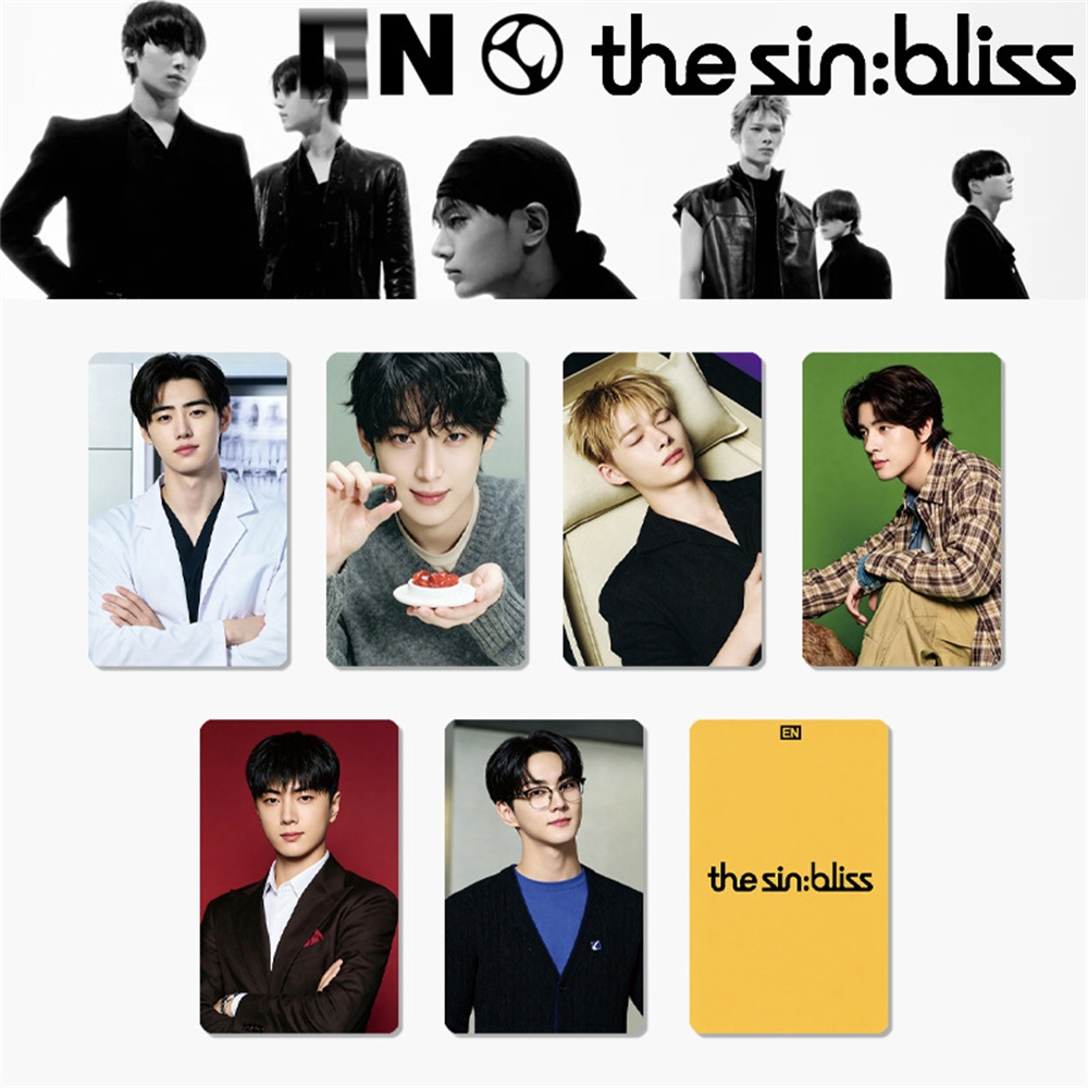 EN團迷你8輯《THE SIN：BLISS》特典卡 POB卡 打歌卡 固配卡雙面印刷光面小卡梁禎元Jungwon李熙勝H