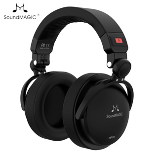 聲美/SoundMAGIC HP151頭戴式大動圈專業發燒級密閉式耳機 音樂耳機 手機電腦通用（黑色）
