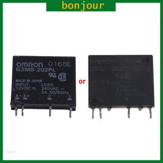 Bonjour 新的固態繼電器G3MB-202PL DC-AC PCB SSR在12V DC OUT 240V AC 2