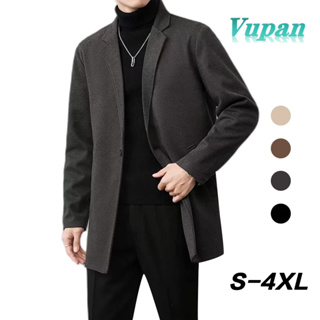Vupan 休閒西裝上衣韓版時尚男裝純色西裝外套免燙西裝外套
