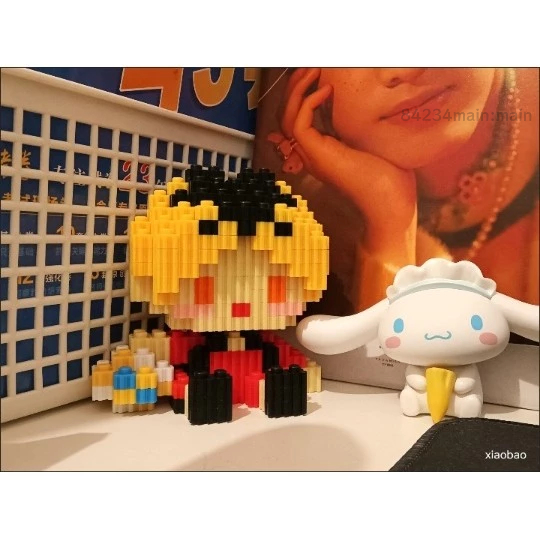 熱賣【積木手辯】排球少年 gk 益智積木 排球少年 向翔陽西谷夕 月島螢 影山 桌面擺件 禮物 西谷夕 益智 摆件