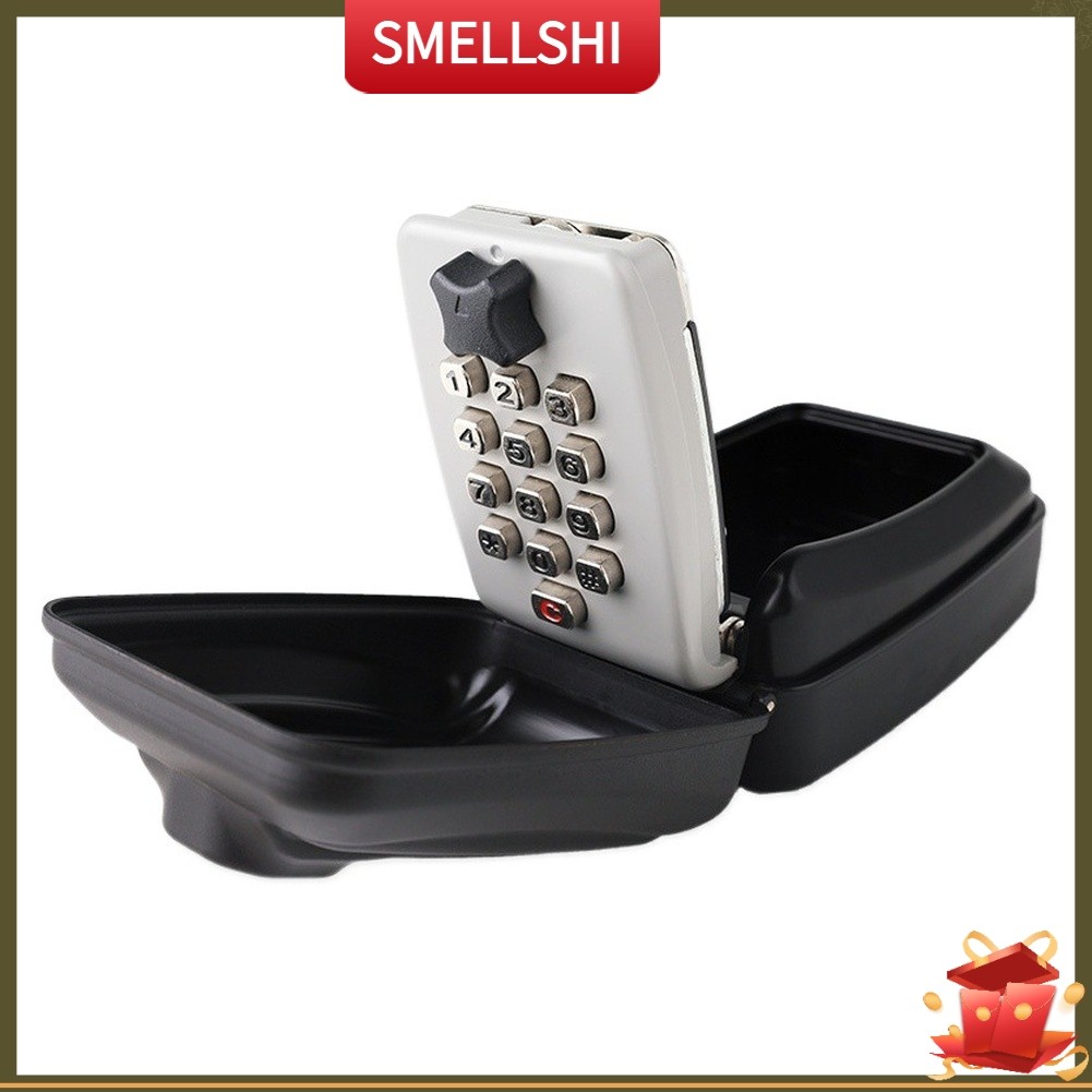 [一月新] 重型壁掛式鑰匙盒 - 帶背光鍵盤的戶外防水鑰匙保險箱❀