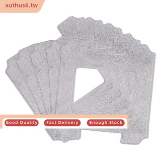 [UTHU⭐】Ecovacs 6 件裝 Winbot W1 Pro W2 可水洗超細纖維濕巾清潔墊