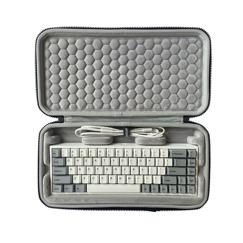 硬殼包 適用Keydous NJ68 /NJ80 機械鍵盤保護收納硬殼便攜包袋套盒箱 防震 保護收納