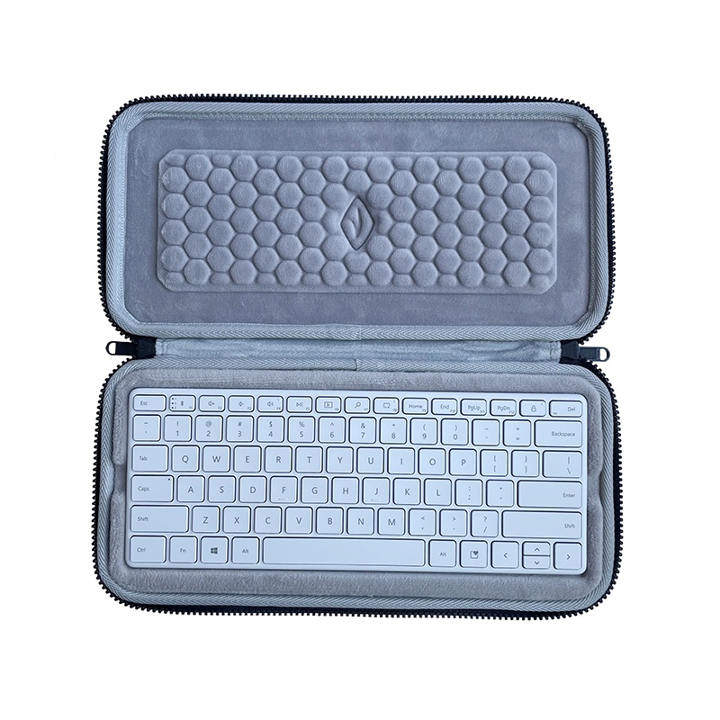 硬殼包 適用微軟設計師鍵盤無線藍芽辦公鍵盤收納保護硬殼便攜包盒袋套子 防震 保護收納