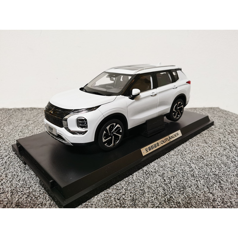 原廠廣汽三菱歐藍德車模型OUTLANDER 2023款SUV 1:18合金汽車模型