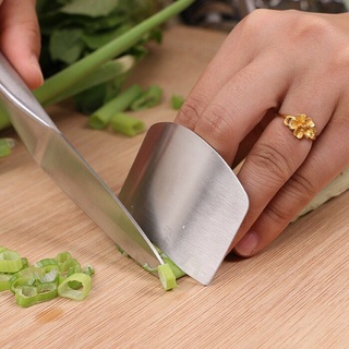【護指/剝豆】不鏽鋼護指器 多功能 切菜護手器 手指保護器 剝豆器 廚房神器