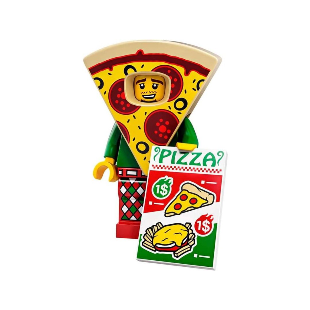 狗在一塊 Lego 樂高 第19代人偶抽抽樂 10 披薩人pizza Costume Guy 蝦皮購物