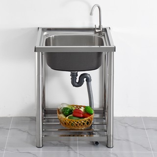 不銹鋼拖把池落地式洗拖布池墩布池商用水槽家用學校食堂工廠定制惠客寶sc 蝦皮購物