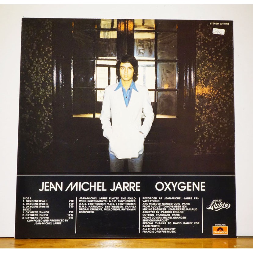 老東西商店】黑膠唱片Jean Michel Jarre* ‎– Oxygene | 蝦皮購物
