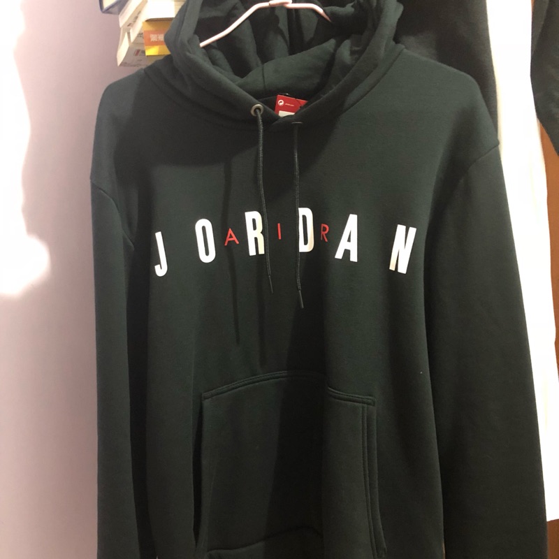 （全新公司貨）Nike air Jordan hoodie 黑 黑紅 基本款 帽T AH4510-010棉質