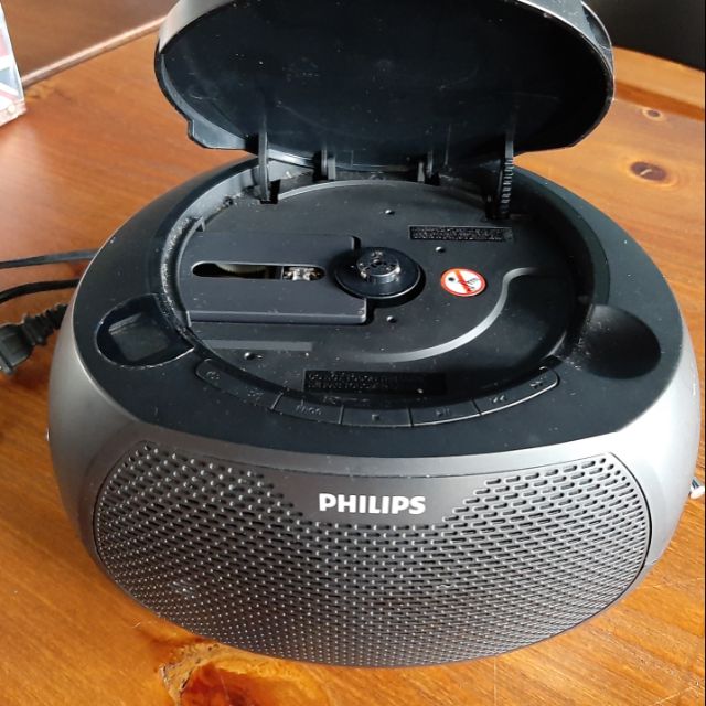 Philips AZ100B 床頭音響 迷你音響 CD播放器 喇叭 揚聲器（誠可議）