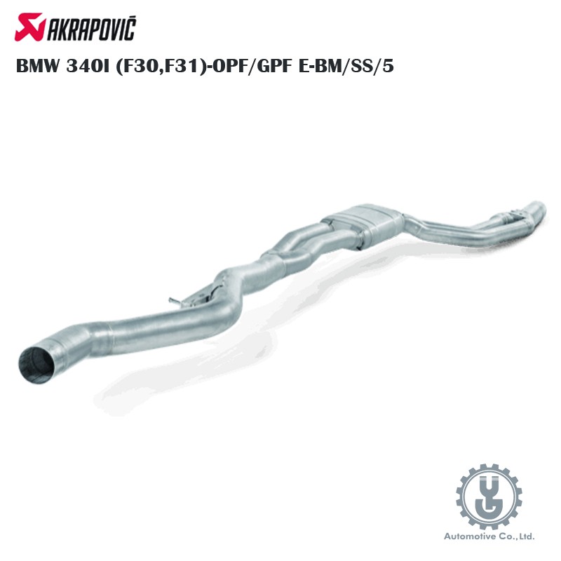 Akrapovic BMW 340I (F30,F31)-OPF/GPF E-BM/SS/5 管道套件【YGAUTO】