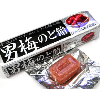 即期大特價[蕃茄園]日本進口 諾貝爾男梅喉糖條 42g